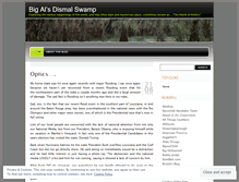 Tablet Screenshot of mydismalswamp.wordpress.com