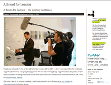 Tablet Screenshot of abrandforlondon.wordpress.com