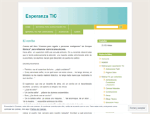 Tablet Screenshot of esperanzatic.wordpress.com