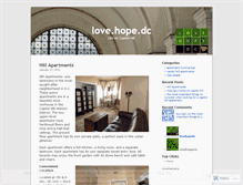 Tablet Screenshot of lovehopedc.wordpress.com