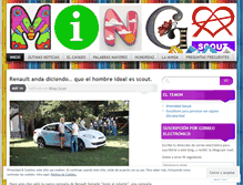 Tablet Screenshot of mingascout.wordpress.com