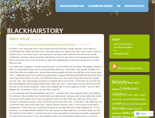 Tablet Screenshot of blackhairstory.wordpress.com