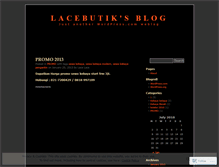 Tablet Screenshot of lacebutik.wordpress.com