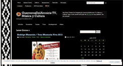 Desktop Screenshot of guerrerosdelarcoiristv.wordpress.com