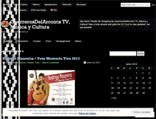 Tablet Screenshot of guerrerosdelarcoiristv.wordpress.com