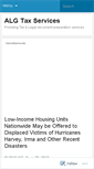 Mobile Screenshot of algtaxservices.wordpress.com