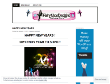Tablet Screenshot of fairynicedesigns.wordpress.com
