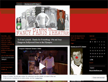 Tablet Screenshot of fancypantstheatre.wordpress.com