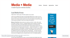 Desktop Screenshot of mediaplusmedia.wordpress.com