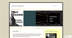 Desktop Screenshot of amycicchini.wordpress.com