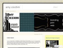 Tablet Screenshot of amycicchini.wordpress.com