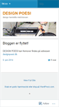 Mobile Screenshot of designpoesi.wordpress.com