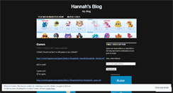 Desktop Screenshot of hannahmoshi.wordpress.com