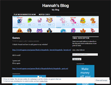 Tablet Screenshot of hannahmoshi.wordpress.com