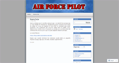 Desktop Screenshot of airforcepilot.wordpress.com