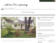 Tablet Screenshot of nowimagrownup.wordpress.com