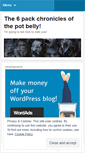 Mobile Screenshot of potbellychronicles.wordpress.com