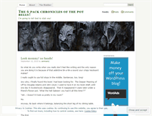 Tablet Screenshot of potbellychronicles.wordpress.com