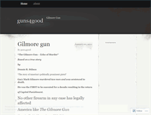 Tablet Screenshot of guns4good.wordpress.com