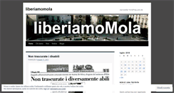 Desktop Screenshot of liberiamomola.wordpress.com