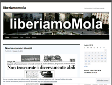 Tablet Screenshot of liberiamomola.wordpress.com