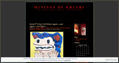 Desktop Screenshot of musingsofkhlari.wordpress.com