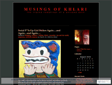 Tablet Screenshot of musingsofkhlari.wordpress.com