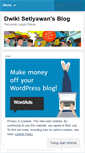 Mobile Screenshot of dwikisetiyawan.wordpress.com