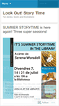 Mobile Screenshot of lookoutstorytime.wordpress.com