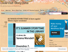 Tablet Screenshot of lookoutstorytime.wordpress.com