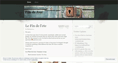 Desktop Screenshot of filledujour.wordpress.com