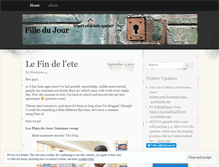 Tablet Screenshot of filledujour.wordpress.com