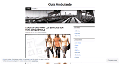 Desktop Screenshot of guiaambulante.wordpress.com