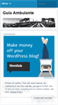 Mobile Screenshot of guiaambulante.wordpress.com