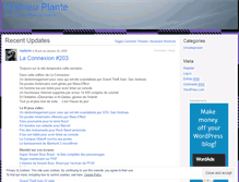 Tablet Screenshot of mplante.wordpress.com