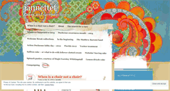 Desktop Screenshot of jannettet.wordpress.com