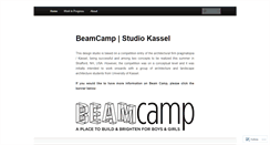 Desktop Screenshot of beamcampstudiokassel.wordpress.com