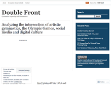 Tablet Screenshot of doublefront.wordpress.com