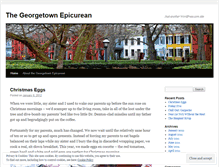 Tablet Screenshot of georgetownepicurean.wordpress.com