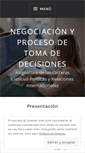 Mobile Screenshot of negociacionytomadedecisiones.wordpress.com