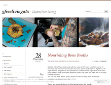 Tablet Screenshot of gfreelivingatx.wordpress.com