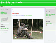 Tablet Screenshot of fieldtargetlazio.wordpress.com