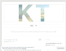 Tablet Screenshot of ktlivin.wordpress.com