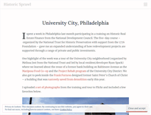 Tablet Screenshot of historicsprawl.wordpress.com