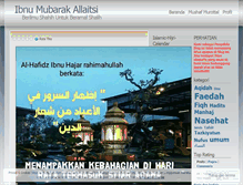 Tablet Screenshot of ibnumubarakallaitsi.wordpress.com