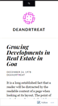 Mobile Screenshot of deandrtreat.wordpress.com