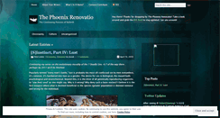 Desktop Screenshot of phoenixrenovatio.wordpress.com