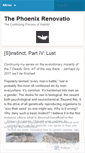 Mobile Screenshot of phoenixrenovatio.wordpress.com