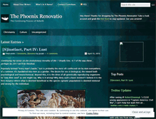 Tablet Screenshot of phoenixrenovatio.wordpress.com
