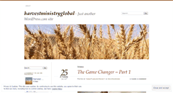 Desktop Screenshot of harvestministryglobal.wordpress.com